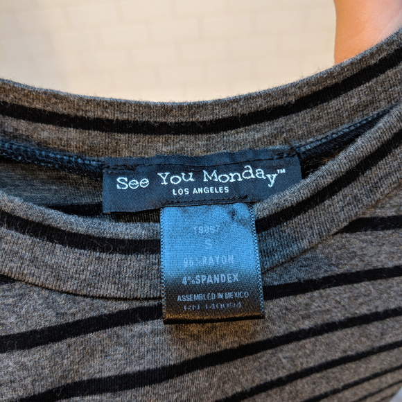 Striped Swing Dress - Picture 3 of 3